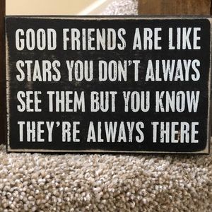 Best Friends Box Sign